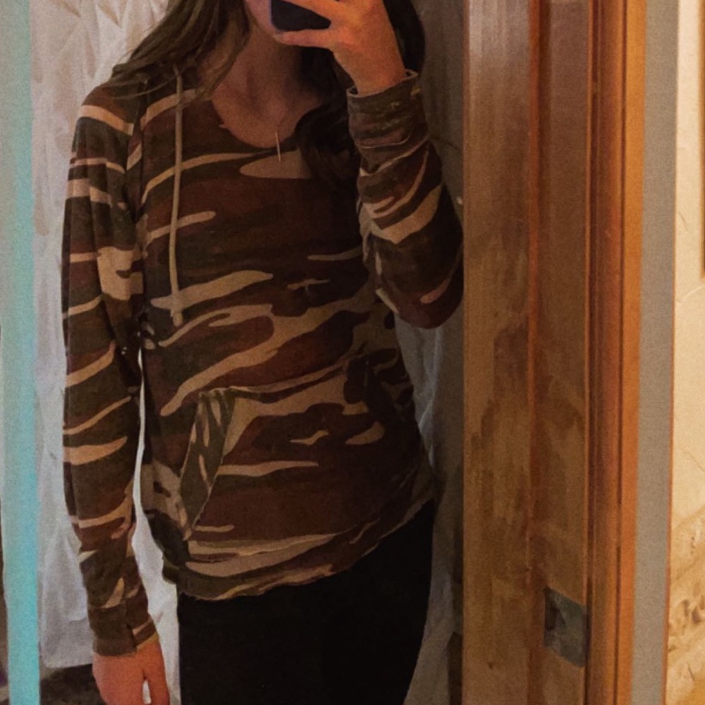 vintage camouflage long sleeve